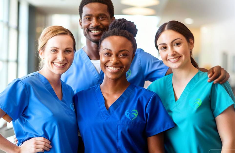 In-home care management team coordinating hospital discharge support routes in Lynnwood Washington